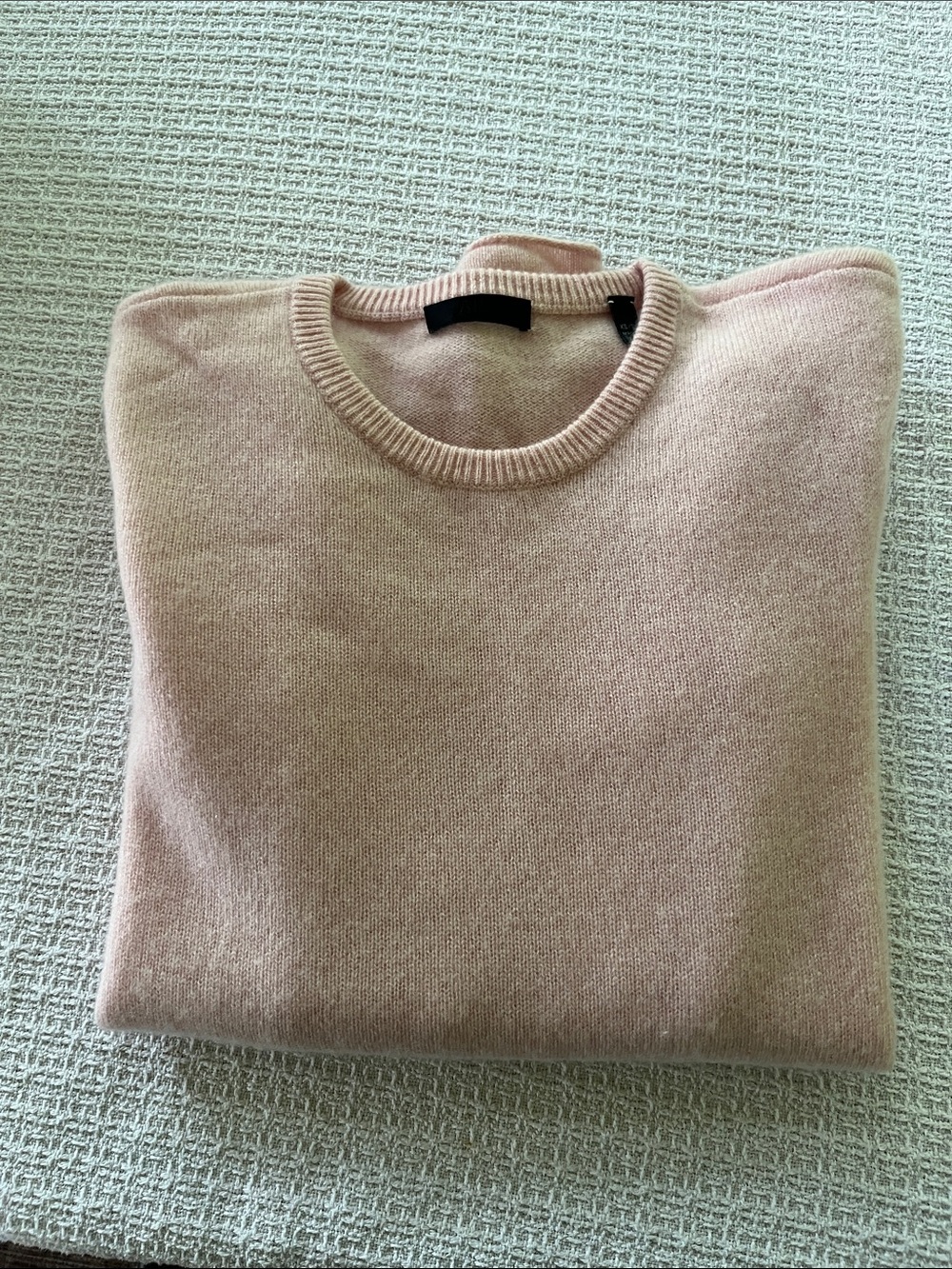 ATM Anthony Thomas Melillo Cashmere Pink Crew Neck Sweater